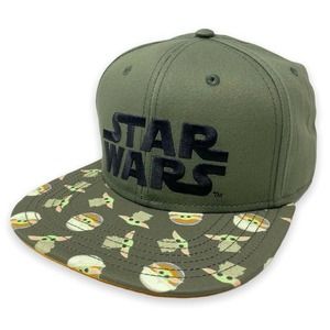 Star Wars Men's Officially Licensed Mandalorian Baby Yoda Snapback Hat Cap